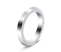 CZ Round Silver Ring NSR-2824